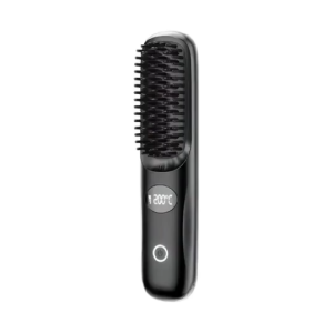 3-in-1 Wireless Hair Straightener Comb Portable Hair Wireless 10s Heating USB Rechargeable Curler
