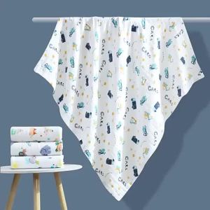 AODUOYAYA Cartoon Baby Swaddlle Blanket Newborn Washable Soft Thicken Wrapped Cloth Baby Swaddling Blanket