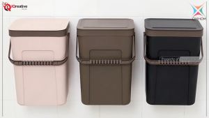Oxihom Tempat Sampah Kotak Keranjang Sampah Plastik Trash Bin