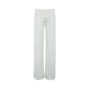 audwyn | Drape Waist Flap Loose Fit Slimming Trousers