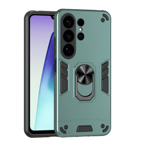 szhaiyu | Shockproof Phone Case For Samsung Galaxy S23 S24 S25 FE S26 Ultra Plus A57 A37 A17 A07 A56 A36 A26 A16 Ring Holder Stand Cover