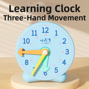 XIAOGUAICAI | Three-Hand Synchronized Educational Childrens Clock for Kindergarten and Early Grades
