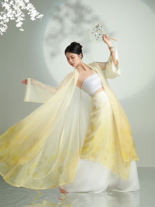 Quần Áo Khiêu Vũ Cổ Điển Phong Cách Trung Hoa Bằng Vải Lụa Vàng Phong Cách Giáng Sinh Quần Áo Khiêu Vũ Samba Cho Nữ