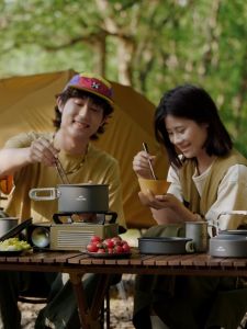 Naturehike Lightweight Tableware Pot Frying Pan Kettle Folding Handle Portable Camping Outdoor Cookware Picnic Aluminum Alloy