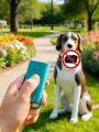 Ultrasonic Dog Repellent Device - Handheld Anti-Barking Bright Ultrasonic Dog Repellent Device with USB Charging. 