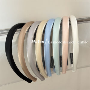 ที่คาดผมผ้าซาตินเนื้อนุ่มสไตล์เกาหลีสำหรับผู้หญิง ฤดูร้อนปี 2024 ที่คาดผมแบบใหม่พร้อมหน้าท้องระดับไฮเอนด์ที่สวมใส่สบายและทันสมัย