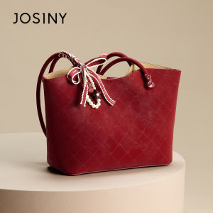 Josiny | Bridal Red Spacious Tote Bag