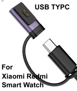 USB TYPC Charger Magnetic Adapter For Xiaomi Smart Watch 8/9/10/pro/NFC Redmi Active Lite Horloge 5/4/3 Mi Band Band2/3 Charging