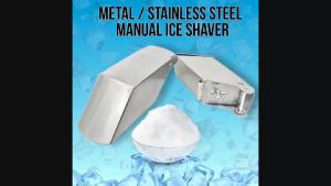 Stainless Steel & Metal Ice Crusher Manual Ice Shaver: A Comprehensive Guide
