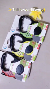 Tali Tuntun Hewan Otomatis / Automatic Smart Retractable Pet Dog Cat Leash 3 dan 5 Meter