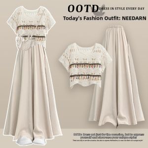 NEEDARNA | Summer Loose Boho Ethnic Style Outfit Set
