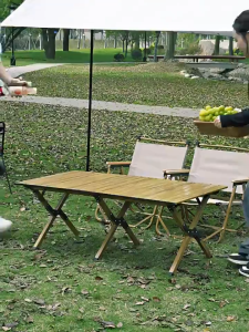 Outdoor Folding Table Egg Roll Table Camping Barbecue 120cm Camping equipment