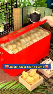 Bánh Mochi Khoai Môn Nhân 4 Lớp Thơm Ngon Không Đường Ít Ngọt Đầy Đủ Dinh Dưỡng Cho Cả Nhà