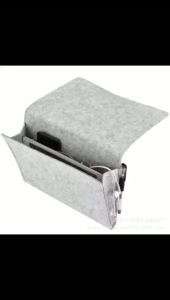 Household Armchair Caddy Felt Couch Recliner Armrest Organizer for Magazine Tablet Cell Phone Remote Control Hanging Storage Bag