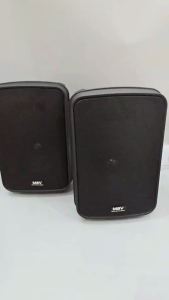 ตู้ลำโพง 8 นิ้ว MBV PA-118 มี LINE ตู้ลำโพงพร้อมขาติดผนัง 8นิ้ว มีไลน์ Line 100V ตู้ลำโพงติดผนัง WALL MOUNT Speaker.ลำโพงแขวน