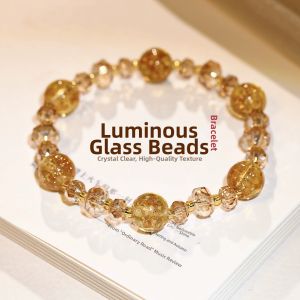 golicc | Stylish Yellow Crystal Bracelet