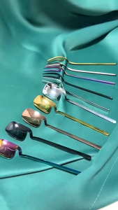 【📣SG Seller】🔥304 Stainless Steel Food Grade Creative Hanging Edge Spoon and Fork Coffee/Wall-hanging/Stirring/Jam/fruit