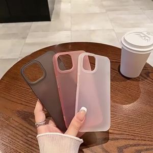 casing Simple Frosted Clear Phone Case for iPhone 17 AIR 16 Pro Max 15 14 13 12 11 Pro Max XS 8 7 PLUS Shockproof TPU Cover
