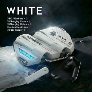 Zombies Cat Ai Translator Earbuds Bluetooth 6.0 Headphone Necklace Design Immersive Music TWS Wireless Earphones with Smart APP