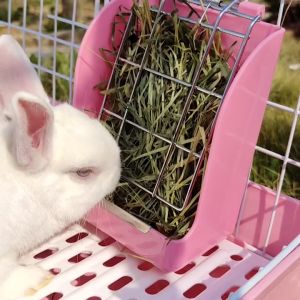 Besties รางใส่หญ้าแบบหนีบ รางใส่หญ้ากระต่าย ที่ให้อาหารกระต่าย