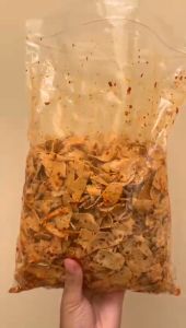 [FREE KARDUS DAN BUBLE WRAP] Keripik Basreng Kriuk Tipis Renyah / Camilan Basreng Koin / Basreng Daging Sapi Pedas Chili Oil Daun Jeruk 100 Gram 250 Gram