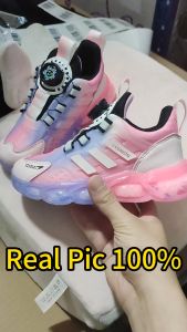 Reflektif di malam hari sepatu anak perempuan Tombol EVA Kualitas yang sangat bagus sepatu olahraga anak perempuan Z202p