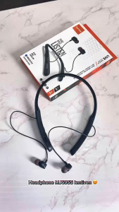 SALYS LENTIVEN Headset Bluetooth Wireless Sport Music Magnetik Bass Stereo Dengan Slot Kartu Tf Sd MJ6955