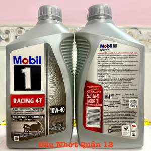 Mobil Mỹ - Nhớt Mobil 1 Racing 4T 10W-40 API SN Jaso MA/MA2 946ml Made in USA 🇺🇸