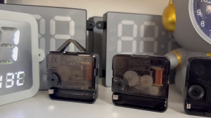 Mesin Jam Dinding Sweep Second 22mm SILENT Gerakan Jarum Halus Tansuara Tikus  + A01 Sumbu Penunjuk Siap Rakit Ganti