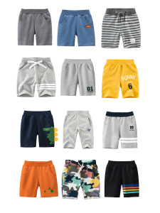 Quần Short Thể Thao Dino Cotton Nguyên Chất Mùa Hè Cho Bé Trai 27kids Quần Dài Vừa Phải Thoải Mái Thoáng Khí Cho Bé Từ 1-10 Tuổi