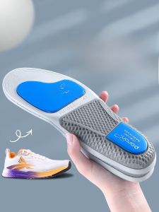 XIANZHAO | Mens Running Shoes Insoles High Elastic Shock Absorption Long Time Standing Not Tired Foot Pain Prevention Sports Arch Support Womens Badminton
