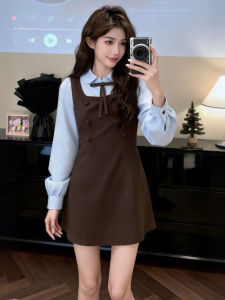CHANGTONG | Korean Design Short Dress for Petite Wear 2026 Spring