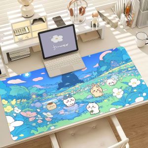 Anime Carton C-Chiikawa-S Mouse Pad Anti Slip Rubber Edge Locked Thickened Laptop Gaming Desk Mat