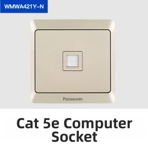Panasonic | Golden 1 Gang 5 Holes Power Socket with USB Port