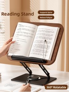NUOXUNDE | Rotatable Multi-Function Adjustable Walnut Reading Stand