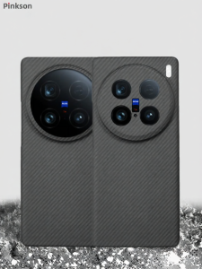 pinkson | Ultra-Thin Full-Wrap Matte Hard Case Kevlar Carbon Fiber Thermal Management Phone Case