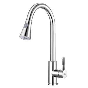 HIGOLD | Stainless Steel Pull Out Hot and Cold Rotatable Kitchen Faucet