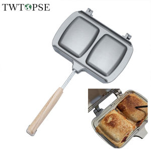 TWTOPSE Camping Gourmet Sandwich Maker Double Pie Japanese Camping Cast Mountain Maker Campfire Outdoor Hiking Cooking Equipment