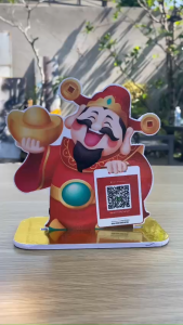 Bảng quét mã QR - Biển Quét Mã QR Để Bàn Trang Trí Phong Thủy