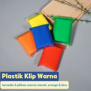 Plastik Klip Ziplock Warna Warni Kemasan Makanan Obat Bahan Plastic Tebal Bahan PE Tidak Mudah Bocor