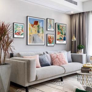 YASISHA | Nordic Art Print Abstract Fauvism Wall Decor
