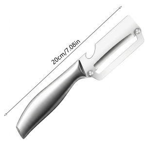 Stainless Steel Fruit Peeler with Bottle Opener Kitchen Vegetable Paring Knife Suitable for Pumpkin Winter Melon Pineapple Fruit