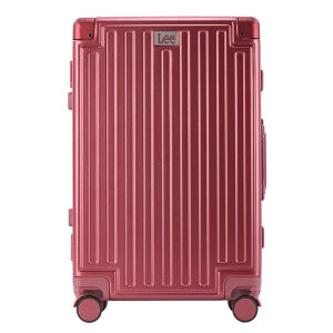 Lee | Password-Protected Red Bridal Luggage 24in