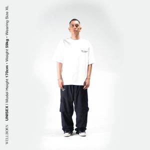 Wellborn Bomb Type Oversized T-shirt White