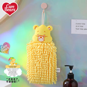 Cartoon Bear Design Kitchen Towel Quick Dry Hanging Hand Towel Absorbent Love Bear Sherry Household Cleaning Tool