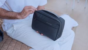 MARK RYDEN Travel toiletry bag personal care products and cosmetics storage bag multiple compartmentsYKK zipper water-repellent fabric festival giftMR86