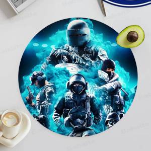 Tom C-clancys rainbow six siege Wooden Coaster Colour Printing Cup Mat Home Desk Decoration Gifts