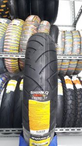 Ban Motor SHINKO SR777 Cruiser WW 130/80-17 Ring 17 Front White Wall Motor Gede Harley Davidson dll