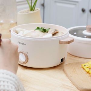 Simplus 1.5L Electric Cooker丨630W Quick Heating丨Auto Power-Off Protection丨Dual-Handle Design