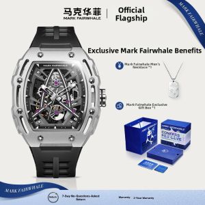 Mark Fairwhale | Automatic Skeleton Mechanical Watch